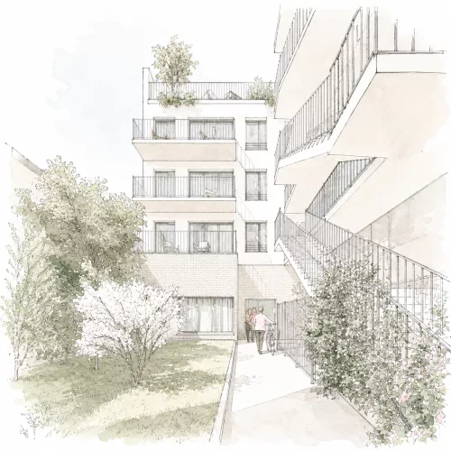 Le Patio dessin